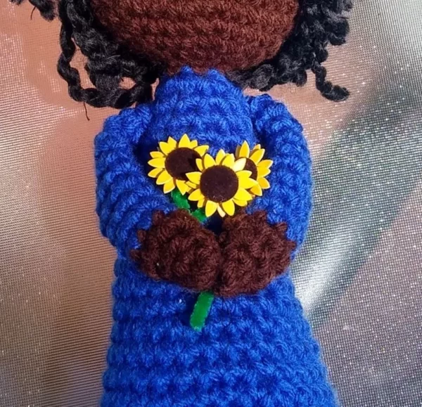 Beautiful That'S Me Doll Crochet Pattern Close Up